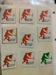 SUPER RARE BOONE COUNTY COAL COMPANY COMPLETE SET OF 48 WITH 3 DIFFERENT COLORS