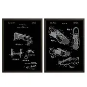[Namly Design] Patent Drawing Poster - Soccer Equipment / Set of 2