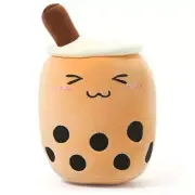 Cute Boba Milk Tea Plushie Toy Soft Stuffed Latte Americano 35cm Boba B