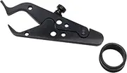 Throttle Lock WorthPlanet Throttle Assist Wrist Hand Grip Lock Throttle Clamp Handlebar Control Assist Tool Cruise Throttle Clamp Aluminum with Silicone Ring for Motorcycle Sports Bikes W120031