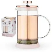 Riley Mini Glass Tea Press Pot, Coffee Maker, French Press for Loose Leaf Tea...