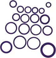 1 Set Car Air Conditioning Compression Ring Air Conditioners Rubber o Ring Washer Rubber o Rings Kit O Ring Kit O-ring Sealing o Rings Car Repairing Supplies Car Ac o Rings Purple PAMINGONO