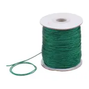 1.5mm Nylon Satin Cord 150 Yards Bracelet String Beading Thread, Dark Green