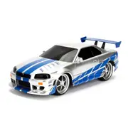 Fast & Furious Rc Brian's 2002 Nissan Skyline Gt-r (bnr34) (1:16) Remote Control