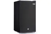 GECKO 95L Portable Upright Fridge and Freezer, 12V/24V for Camping, Caravans, Black