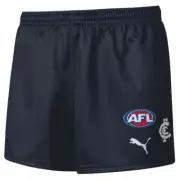 Carlton Blues 2023 AFL Mens Home Shorts Sizes S-7XL BNWT
