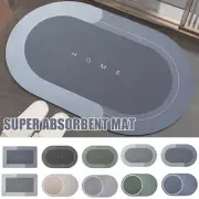 50x80cm Non-slip Bath Mat Quick Drying Bathroom Carpet Kitchen Oil-proof Carpet