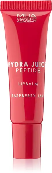 MUA Makeup Academy Hydra-Juice Peptide Moisturizing Lip Balm for Shine Raspberry Jam 10ml