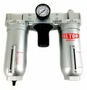 1" BEST PARTICULATE FILTER REGULATOR LUBRICATOR COMPRESSED AIR Auto Drain