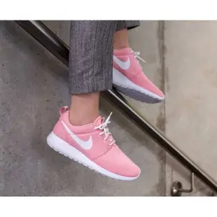 南◇現 Nike Roshe Run One 511882-610 Pink 淺粉白色 健走 慢跑 運動鞋 粉紅色 白勾