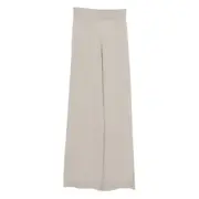 [Allude] Allude Elasticated-waistband Wool-blend Trousers M NEUTRALS