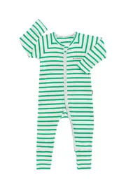 [Bonds] Bonds Baby Cotton Wide Needle Rib Zippy Cotton in Frog/Marscapone Size: 3-6 Months, Aussie Cotton 3-6 Months Frog/Marscapone