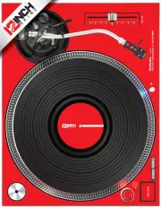 TECHNICS 1200 MK2 SKIN - RED (pair)