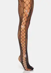 Rosy Occasion Fishnet Tights