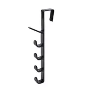 4Pcs Bedroom Door Hanger Clothes Hanging Rack Plastic Home Storage Organization Hooks Over The Door Purse Holder for Bags Rails
