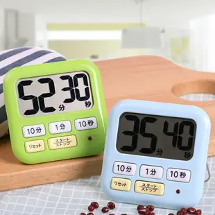 日本LEC計時器學生秒表鬧鐘提醒器廚房定時器電子倒計時器大聲音-