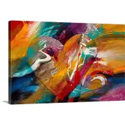 Free to Be Canvas Wall Art Print by Jonas Gerard, Abstract, Contemporary, Mod...
