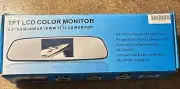 TFT LCD Color Monitor 4.3" 5 inch Rear View Digital Auto Switch AV input Mirror