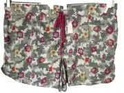 SECRET TREASURES MIX & MATCH SUPER SOFT Green Camo Elastic Waist Shorts Sz 2X