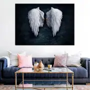 Lucifer Wings Poster, Angel Lucifer Wings Art, Lucifer Wall Decor, Netflix Wall