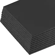Mat Board Center Pack of 10 3/16 Black Foam Core Backing Boards(12x16 Black)