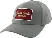 Zephyr Men's NCAA Officially Licensed Fitted Hat Zh Patch Brick Gray