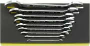Stahlwille SET DOUBLE ENDED OPEN SPANNERS 96838779 Set with 9 Psc. TCS 10A/9