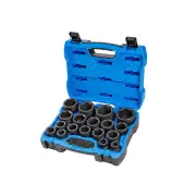 18 Pcs of Kincrome 3/4" Drive Standard Metric Impact Sockets - Black Phosphate