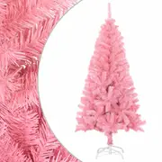 Artificial Christmas Tree with Stand Pink 120 cm PVC vidaXL