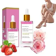 Soft Serve After Shave Oil,Strawberry Vanilla After Shave Oil,After Shave Oil Strawberry,After Shave Perfume Oil Smooth Skin for Women - Strawberry & Vanilla Scent (1 PCS)