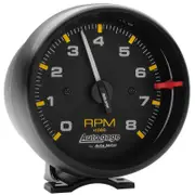 Auto Meter Auto gage Tachometer 3-3/4" Pedestal Mount Black 0-8,000 rpm