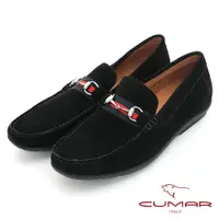 在飛比找蝦皮商城優惠-【CUMAR】時尚樂活 經典造型真皮帆船鞋 - 黑色