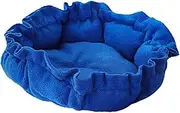 HOLIDYOYO Soft Pet Mat for Dogs and Cats Washable Round Cushion Multi Use Blanket for Cozy Sleeping and Napping Lightweight and Portable Pet Pad for Home and Travel