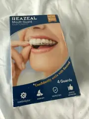 Reazeal Mouth Piece Customizable Teeth Grinding Sport One Size Fits All 4 Guards