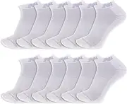 [New Balance] Women’s Athletic Socks – Cushion Quarter Cut Ankle Socks (6 Pack)