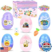 6 Pack of Easter Egg Kit, with 2 Butter Slime and 2 Crystal Slime and 2 Galax