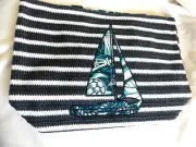 Vera Bradley SHORE ENOUGH Straw large 19" tote bag NWT $115