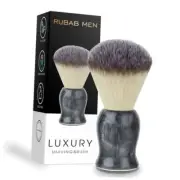 Premium Shaving Brush for Men with Cruelty-Free Bristles Greyish Silver