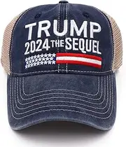 [Rivanoer] Trump 2024 Hat,Donald Trump 2024 Hat Keep America Great Camo Hat MAGA Embroidered Adjustable Baseball Cap