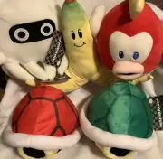 Mario Kart Enemies 9 Inch Nintendo Stuffed Plush Toy Boo Cheep Banana Peel NWT