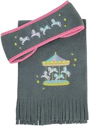 [Little Rider] Merry Go Round Head Band And Scarf Set