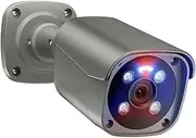 4K POE IP Security Camera - 5MP, Metal Housing, AI Detection, Two-Way Audio, H.265, Outdoor Surveillance for NVR​(48V POE 8MP Camera)