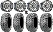 Sedona Sano Beadlock 14" Wheels Ct 27" Ceros Tires Polaris RZR XP 1000 / PRO XP