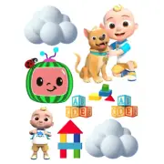 COCOMELON edible image / cocomelon cake topper/ jacob cocomelon set CAKE TOPPER