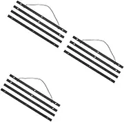 iplusmile 3sets Wood Magnetic Poster Holder Frames Multi-function Wall Decor Easy to Install for School Store 4pcs*3