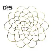 1/3Pcs Stainless Steel Spiral Stem Holder Vase Insert Flower Arranger Metal Bouquet Twister Plant Fixation Floral Arrangement Grid Tool golden L