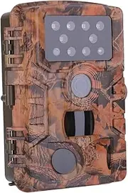 Kisangel Night Vision Camera Abs Outdoor Scouting Camera 16mp for Hunting and Security Monitoring