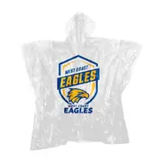 AFL Poncho - West Coast Eagles - Plastic Rain Coat - OSFM