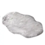 Irregular Artificial Wool Fur Soft Plush Rug Carpet Mat Ver 46 Rugs