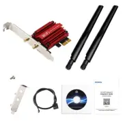 Desktop PC AX3000 WiFi 6 PCIe Card AX200 chip Wireless Bluetooth Network Adapter
